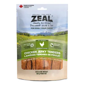 ZEAL Natural Dog Jerky Tenders | Glycerin-Free Real Meat First | Perfect for Training & Rewarding | Chicken Recipe | Jerky Training Treat Series | 10oz / 20oz Bags
