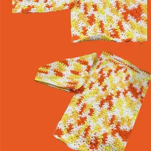 Dish cloth and hand towel set Reusable Face Towel Soft Absorbent Bathroom