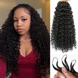 [New Arrival] ISEE HAIR Water Wave Crochet Human Hair for Boho Braids with Miracle Knots Soft Waves Vacation Hair Time-Saving Install Summer Vibe #ISEECrochetNewArrivals #SummerVibes