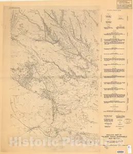 Philmont Ranch Quadrangle, New Mexico - Bedrock Geology Map, 1959