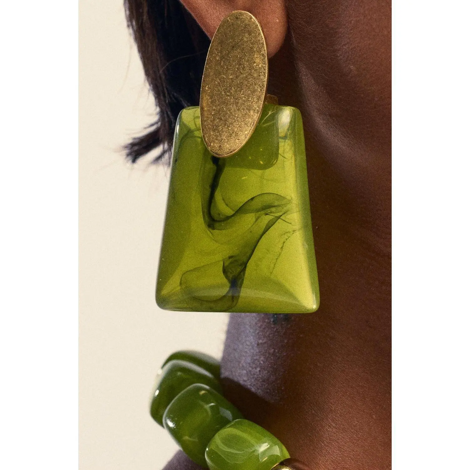 LIME LIGHT DROP EARRINGS