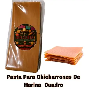 Pasta para chicharrones De Harina Cuadro Grande  1 Libra