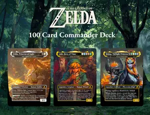 The Legend of Zelda, 100 Card Proxy Commander Deck, MTG EDH