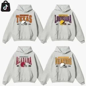 Custom University Sports Hoodie, All Teams Graphic Hoodie, Retro College Style Pullover, Unisex Fan Apparel, Gift for Sports Lovers 8R3