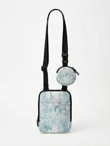1 piece of 2D printed crossbody bag with sea turtle & ocean pattern, lightweight portable tote-bag set designed for women, perfect for students, fashion lovers and short trips with both stylish look and practicality Fashionable Crossbody Bag