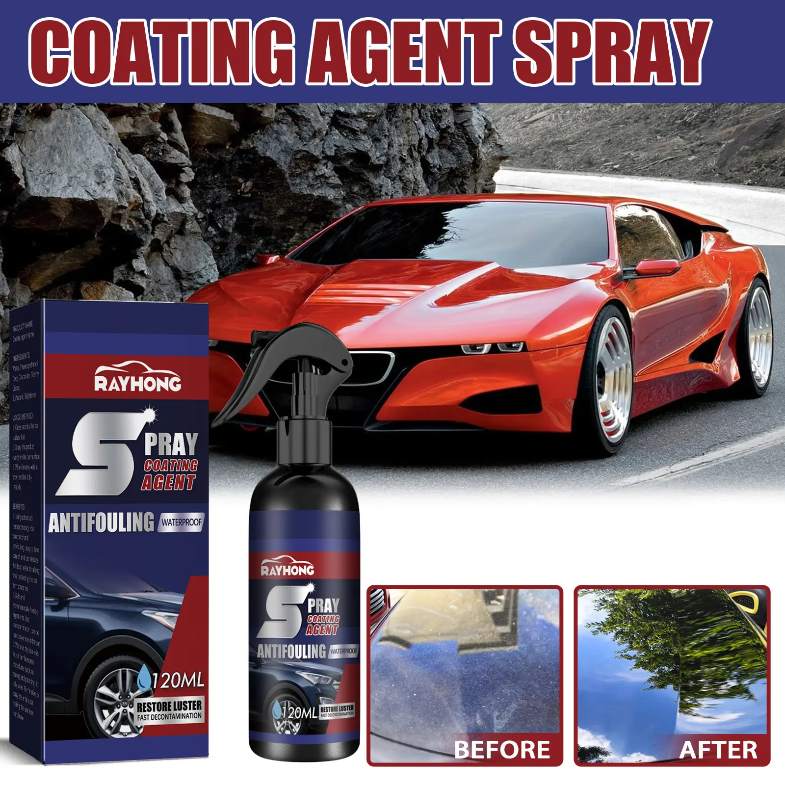 Shine & Protect: Car Coating & Waterless Wash Combo Kit, 3 in 1 Car Paint Spray, Professional Car Paint Care Products, Automotive, Car Wax Polisher, Nano Coating Spray
