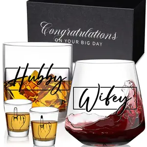 Unique Couple Gifts for Christmas - Perfect Engagement and Wedding Gifts for Newlyweds Drinkware