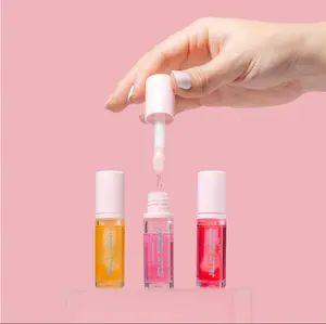 Jelly Much Hydrating Lip Oil - Nourishing Formula with Shea Butter Coconut Oil & Jojoba Oil for Soft Smooth Lips - Vegan Cruelty Free Glossy Finish