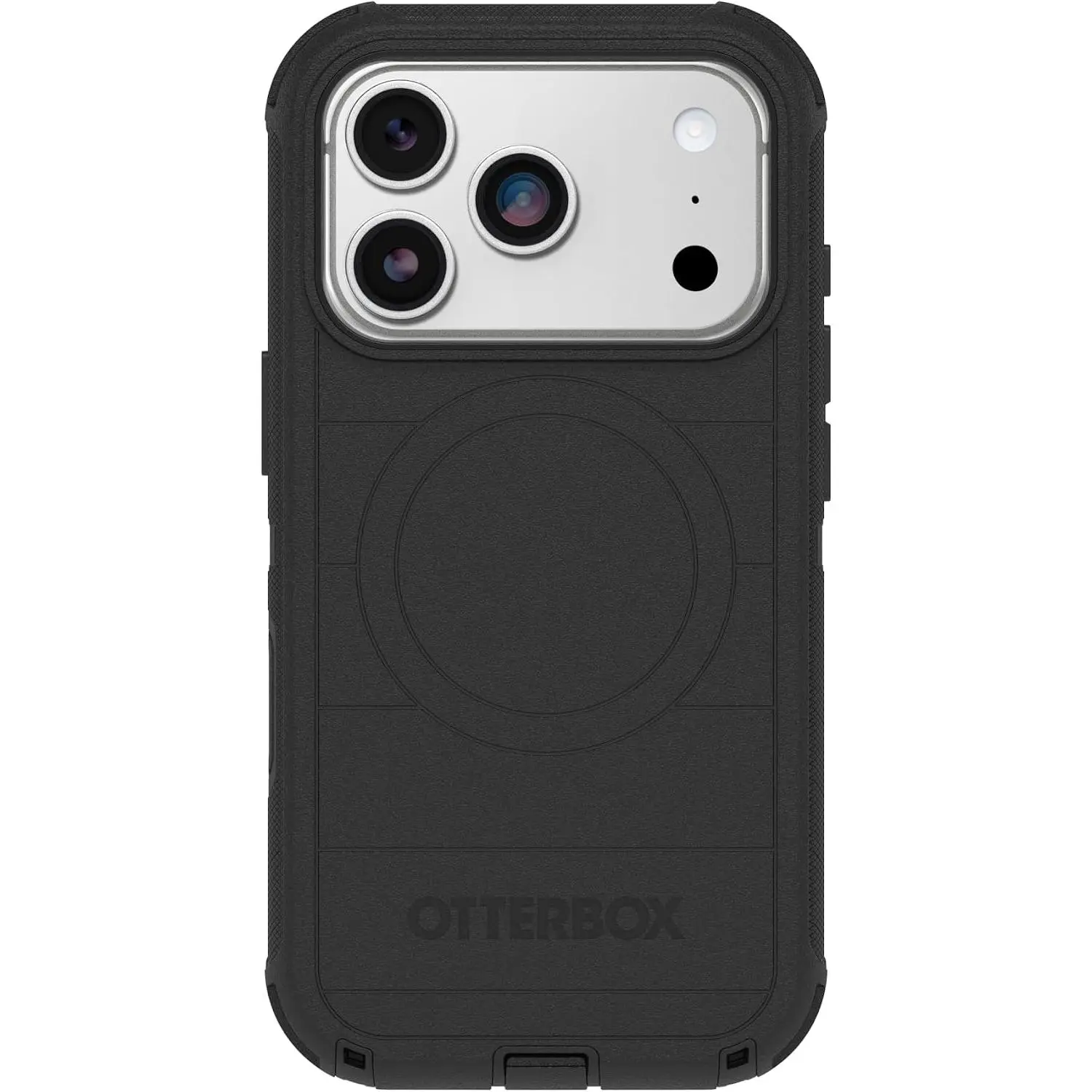 OtterBox Defender Pro Series Smartphone Case for iPhone 17 Pro - Black, Shockproof Hybrid Polycarbonate & Silicone, Magnetic MagSafe-Compatible, Tough Rugged Durable Snaps-On Button-Protective Phone Accessory Shell, Accessories
