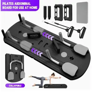 8-in-1 Multifunctional Foldable Abdominal Exercise Board | Portable Home Yoga & Pilates Trainer，pilates at home workouts, Full Body Workout Fitness Equipment