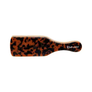 Emi Jay Mini Boar Bristle Bamboo Hair Brush in Tortoise