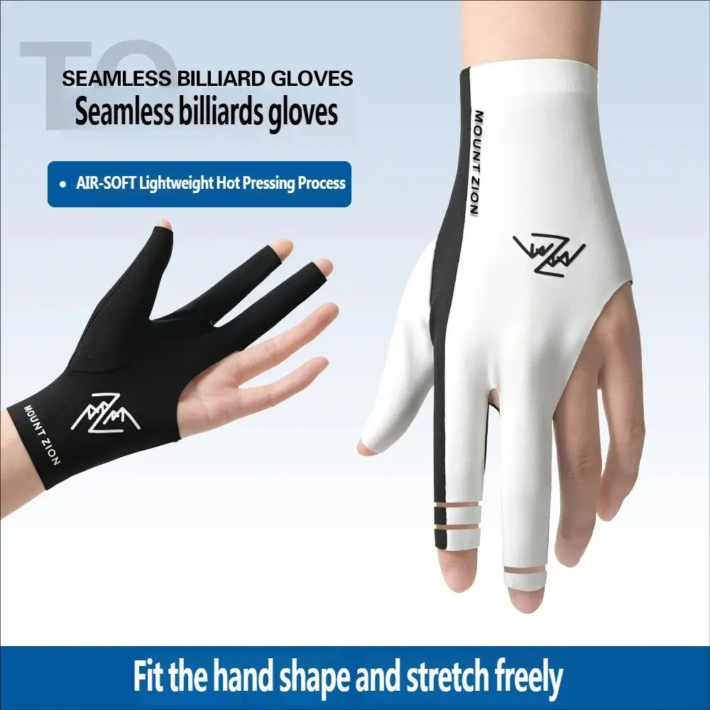 Seamless Billiards Snooker Sports Glove Thin Lightweight Breathable Anti-Slip Professional Table Tennis Gloves, Comfortable Grip Design, Durable Material, Billiard Accessories