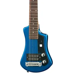 HOFNER Guitar Shorty Travel Electric Guitar in Blue
