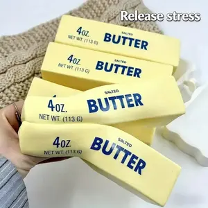 Butter Squishy Toy, Cream Stick-Shaped Soft Toy with Cream Scent, Perfect for Play & Stress Relief, Ideal Gift for All Occasions