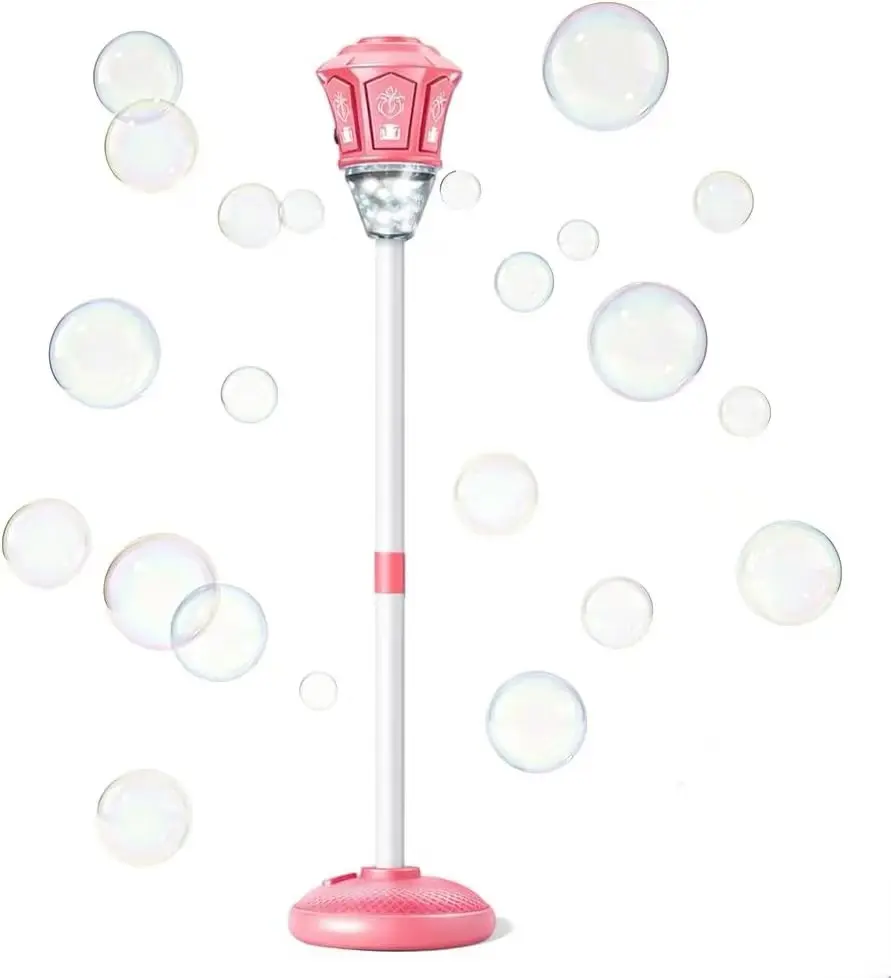 【FathersDayGift】SEESE Bubble Maker For Kids - Adjustable Height Stand, Auto Blaster with Music, Perfect for Backyard,FunIdeal for Outdoor Parties Holiday gifts