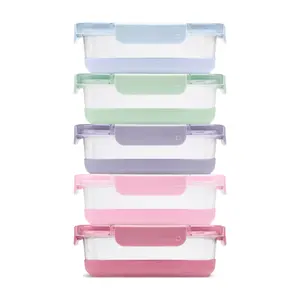 Ello Duraglass Refresh™ Meal Prep Containers, Set of 5