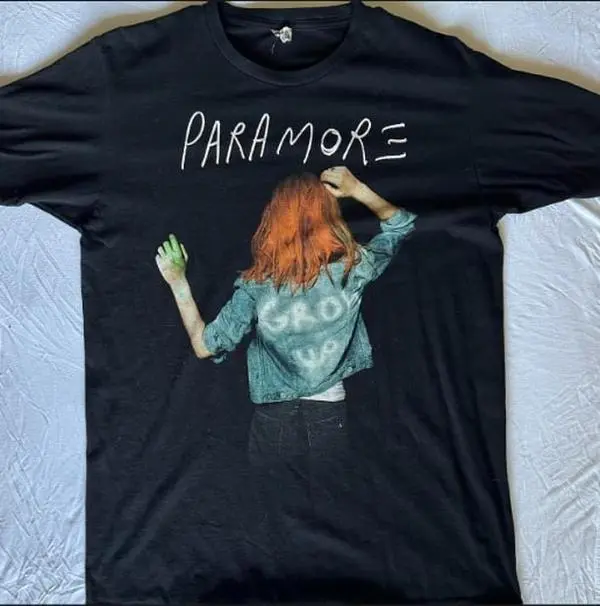 Paramore T-shirt, Short Sleeve Crew Neck T-Shirt, Pull On, Casual, Unisex Cotton T-Shirt, Menswear, Womenswear