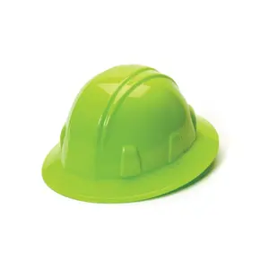 Pyramex HP24131 SL Series Hi Vis Lime Full Brim Style 1 Hard Hat