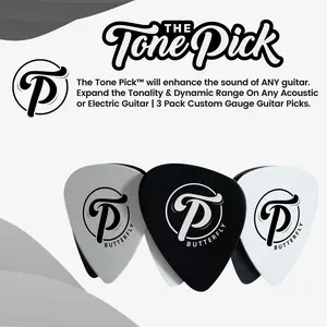 The Butterfly Tone Picks will make your 6-String Guitar sound like a 12-String Guitar