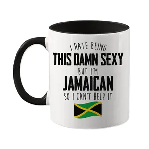 Funny Jamaican Gift for Her, Jamaican Mug for Him, I Hate Being This Sexy But I'm Jamaican Gifts, Jamaican Mugs for Husband Wife Boyfriend, 11 oz Mug