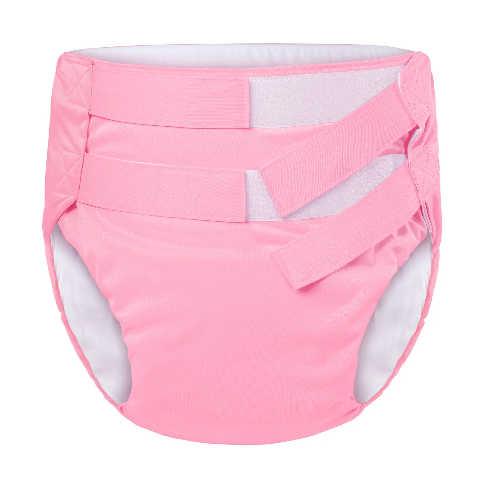LITTLEFORBIG Washable Incontinence Underwear - Adult Training Diaper, Pants Shape, Soft Reusable Waterproof Polyester-Spandex, Leak Protection, Hook & Loop Adjustable Closure for Daily Use, Customized Fit, Leak Protection Adult Diapers, Unisex