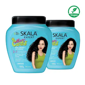 2x SKALA 2 in 1 for Curly Hair Treatment Hair growth strength repair  volume Hydrate Conditioner Shampoo Haircare Cleanser Moisture Shea Moisturize Hydrating Cream