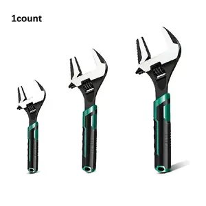 Adjustable Wrench, Multi-Function Adjustable Opening Size, 6/8/10 Inch, Industrial Grade Steel, Waterproof, Anti-Corrosion, Non-Slip Handle, Multifunctional Wrench