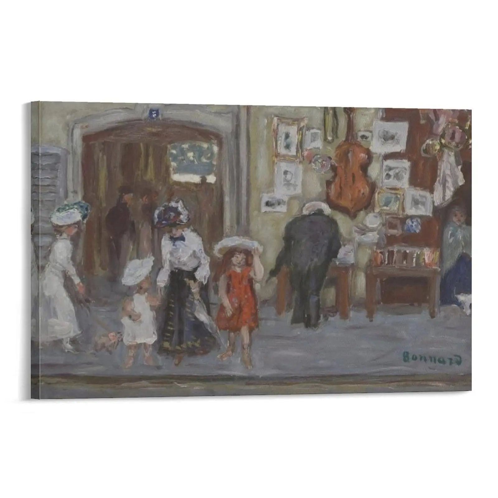 Pierre Bonnard Wood Frame Poster Print - Canvas Wall Art for Bedroom, Office Decor, Ideal Gift Ornament