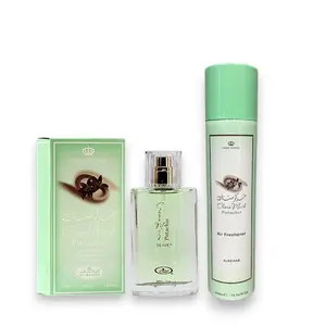 Al Rehab | Choco Musk Pistachio + Choco Musk Pistachio Air Freshener | 50 - 300ML | Pistachio - Vanilla & Musk Notes