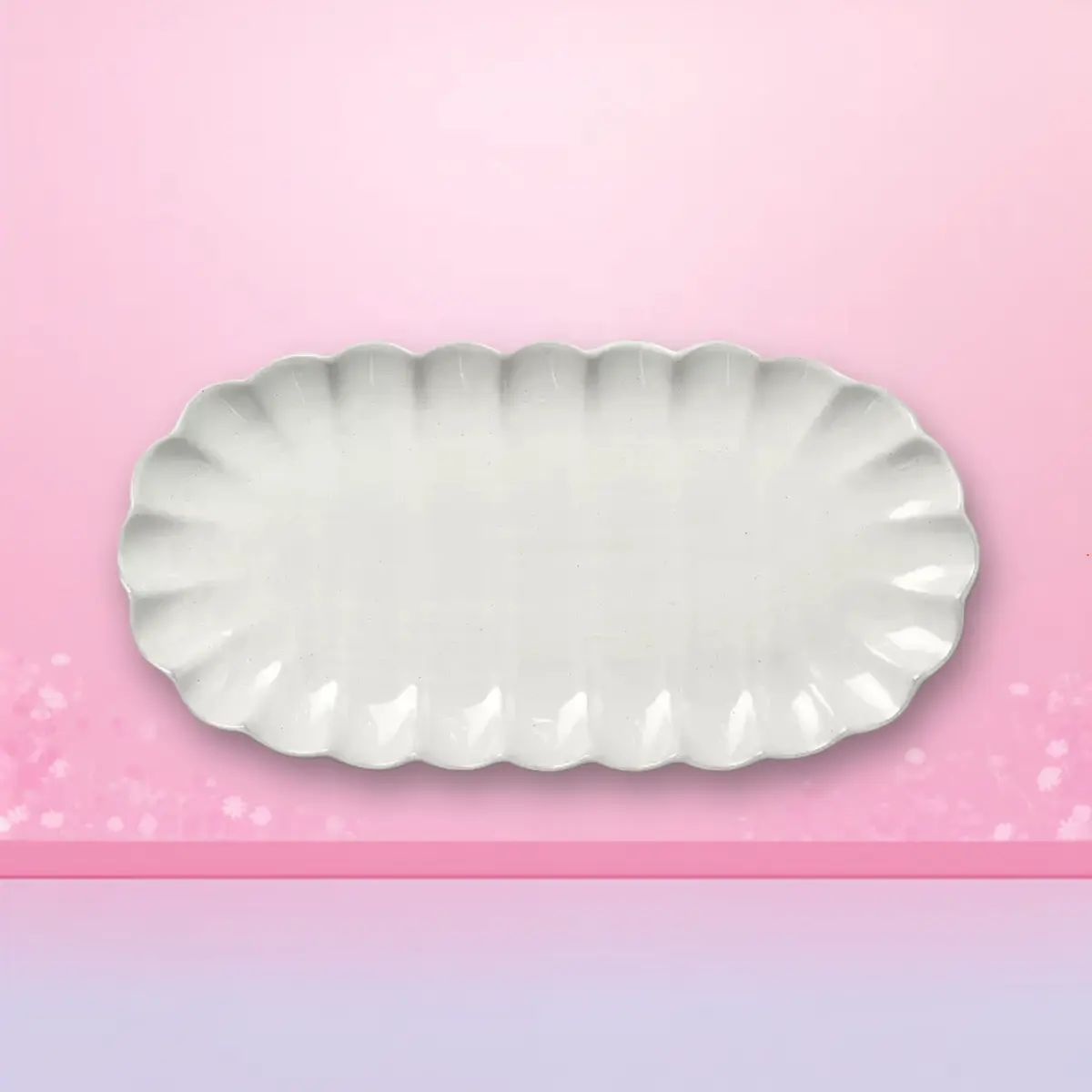 Scallop Stoneware Serving Tray Cream - Hearth & Hand ™   wh Magnolia.