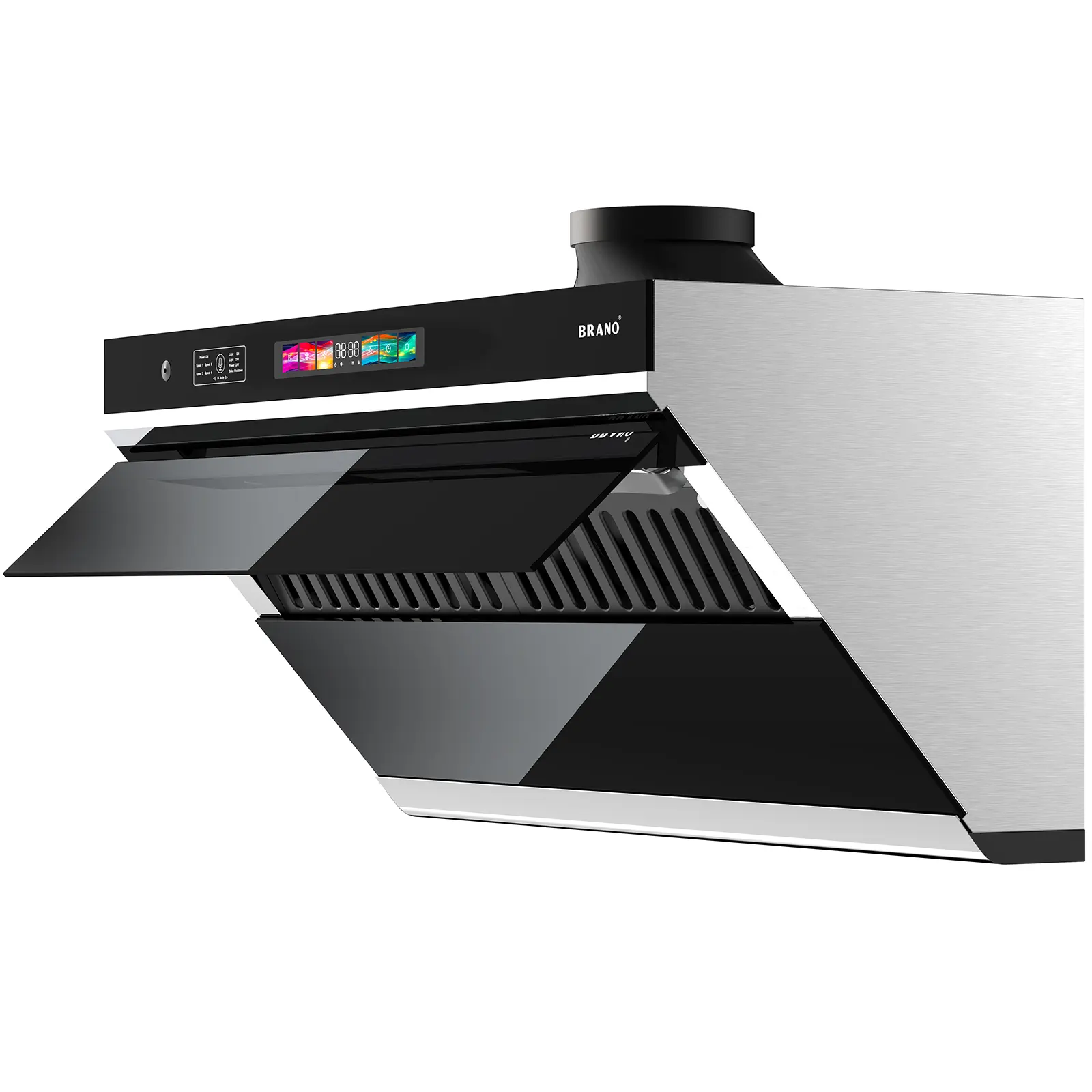 900 CFM Side Mount Range Hood with Smart Touch Control, Voice Control, 4-Speed Fan, LED Lights and Convertible Ductless Installation