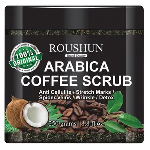 ARABICA COFFEE SCRUB Large capacity family pack body scrub Exfoliating Body Care gently and deeply cleanses the skin,for body,hand,neck,foot,face,travel Exfoliating Scrub