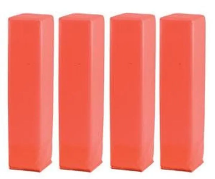 Champion Line and End Zone Pylon Set - Athletic Equipment, Foam Football Corner Markers, Vinyl-Nylon Field Markers with Weighted Base for Sports Field Layout (Tools & Hardware - Abrasive & Finishing Products)