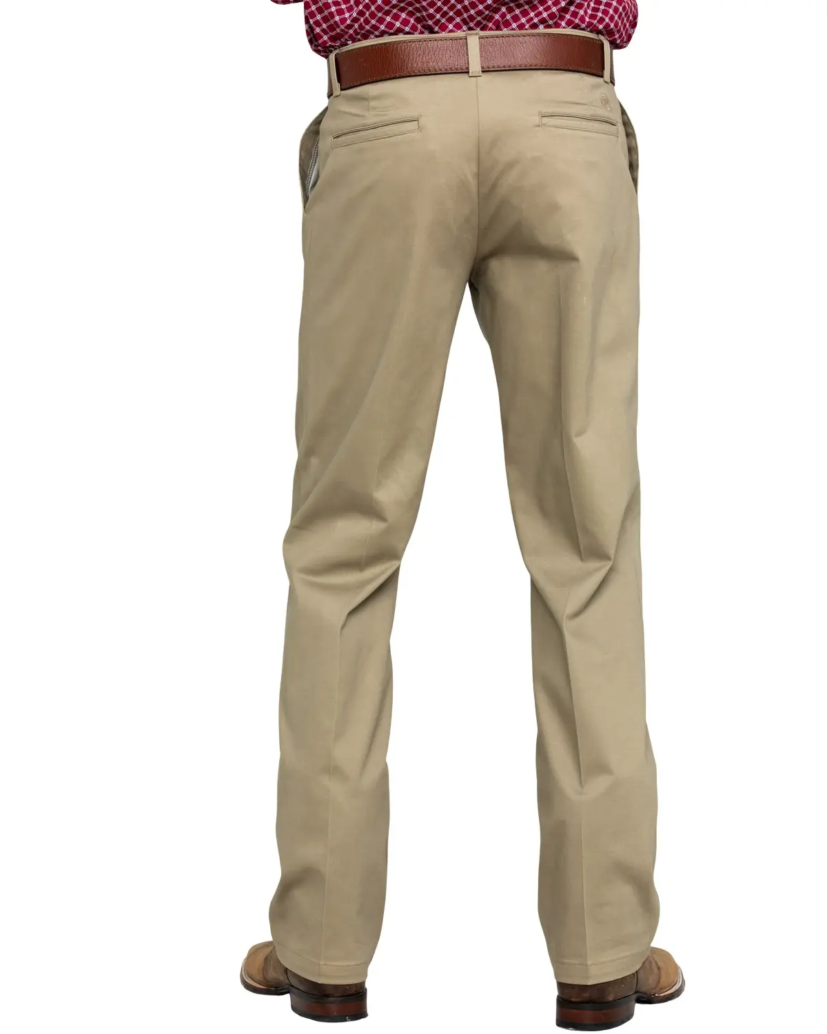 Wrangler Men's Men'S Khaki Casual Pleated Front Western Pants - 1000097Kh