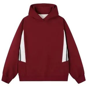 Menswear Y2K Style Fitted Plain Hooded Sweatshirt - Zipper-Accented, Stylish Fashion Jacket, Casual Pullover Outerwear for Men