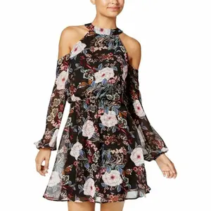 One Hart Women's Cold Shoulder Fit & Flare A-Line Dress Size Medium NEW!!!