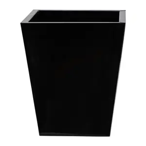 Nearly Natural 15" Classic Square Metal Planter