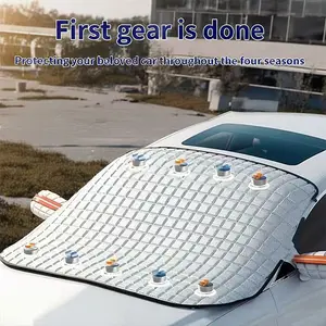 All-Season Car Windshield Cover – Snow, Sun, Dust & Frost Protection Shield, Durable Weather-Resistant Design for Winter and Summer Use