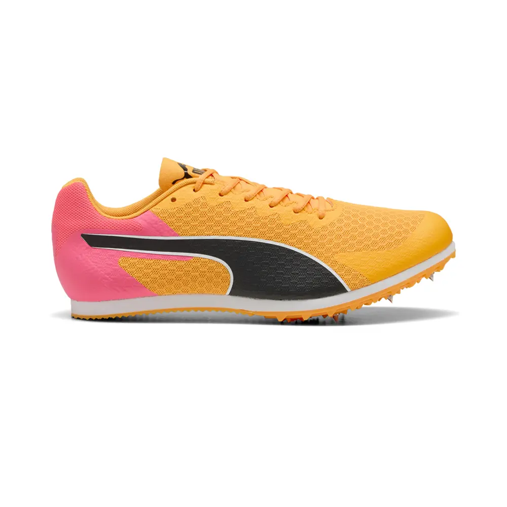 PUMA Mens Evospeed Star 9 & Field Sprinting Spikes Running Sneakers Shoes - Orange