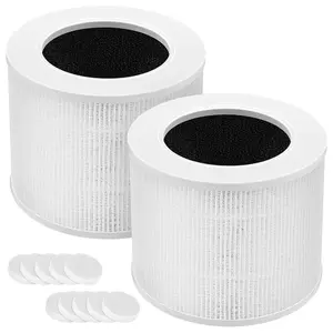 2 Pack for LEVOIT Core Mini Replacement Filter  Core Mini-P Air Purifiers, 3-in-1 Core Mini-RF Filter Replacement Home Appliances, Hepa Filter Replacements