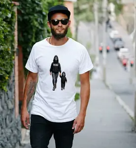 Ghostface Mama and Mini Matching Halloween Hoodie Set – Scary Family Costume Sweatshirt for Mom and Kid