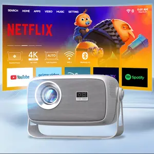 HUANLETOU X4 Projector Upgraded 500ANSI 4K Video Source Android 11 Dual WiFi6 BT5.2 1920x1080P Mini Portable Home Cinema Outdoor 2025 New