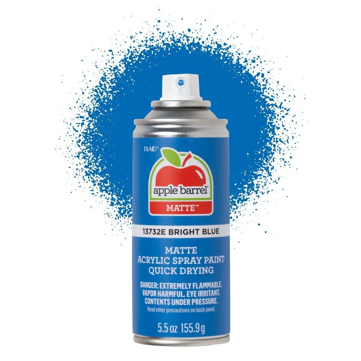 Apple Barrel Matte Acrylic Spray Paint - Bright Blue - 13732E