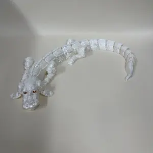 3D Printed Articulated Falkor the Luck Dragon Decor