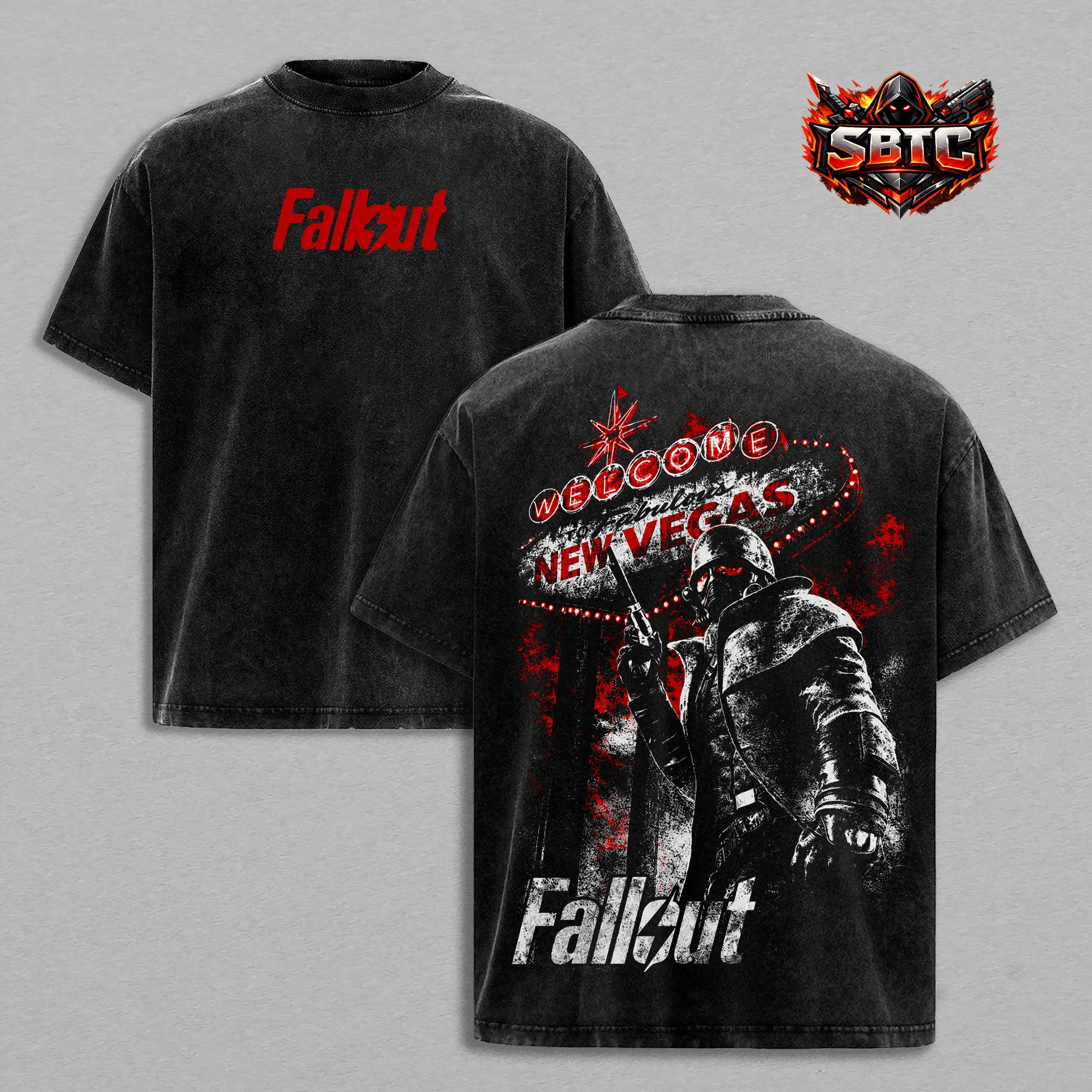 Fallout New Vegas T-Shirt, Hoodie & Sweatshirt, Post-Apocalyptic RPG Game Apparel, Mojave Wasteland Ranger Graphic Clothing, Retro Gamer Streetwear, Vault Survivor Fan Gift, Unisex Heavy Cotton Casual Top