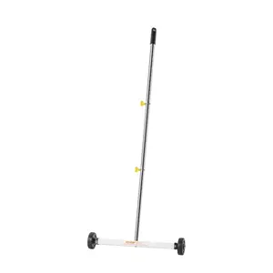 VEVOR Magnetic Sweeper with Wheels, 17 inch, 10 lbs Load Capacity, Lightweight Magnetic Pickup Sweeper with Adjustable Handle, Pick Up Nails and Screws, Easy Cleanup for Garages, Roofing ProjectsVEVOR Super Brand Day