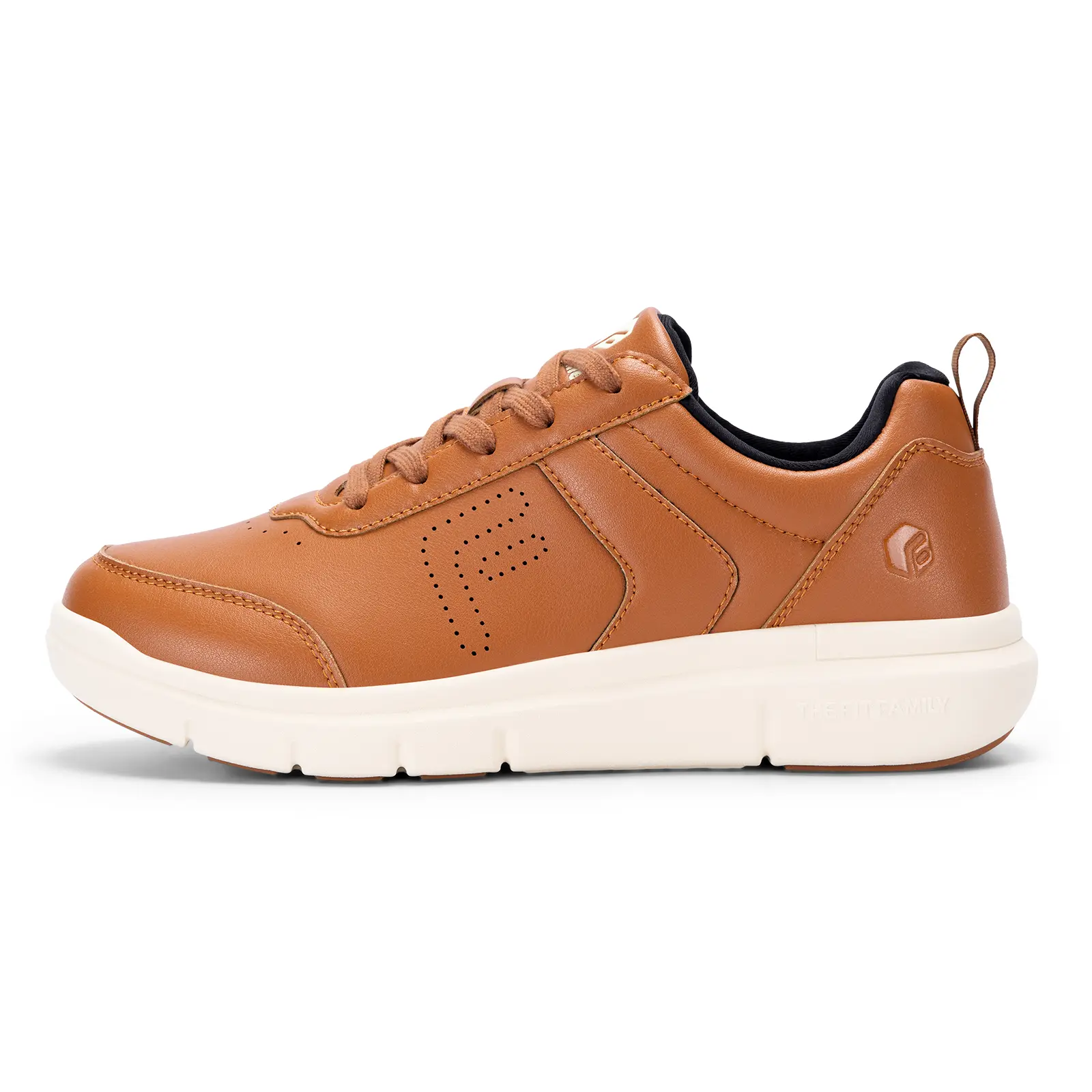 Fitville BriskWalk Men's Vegan Leather Oxford Shoes, Business Casual Trainer with Wide Toe Box & Patented Cushioning Technology, Patented Sole Technology, Comfortable Shoes, Concave-Convex Rubber Outsole, Ortholite Material, Men's Shoes