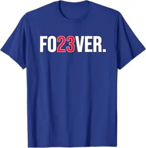 Ryne Sandberg Forever 23 Cubs Fo23ver T-Shirt, Crewneck Cotton