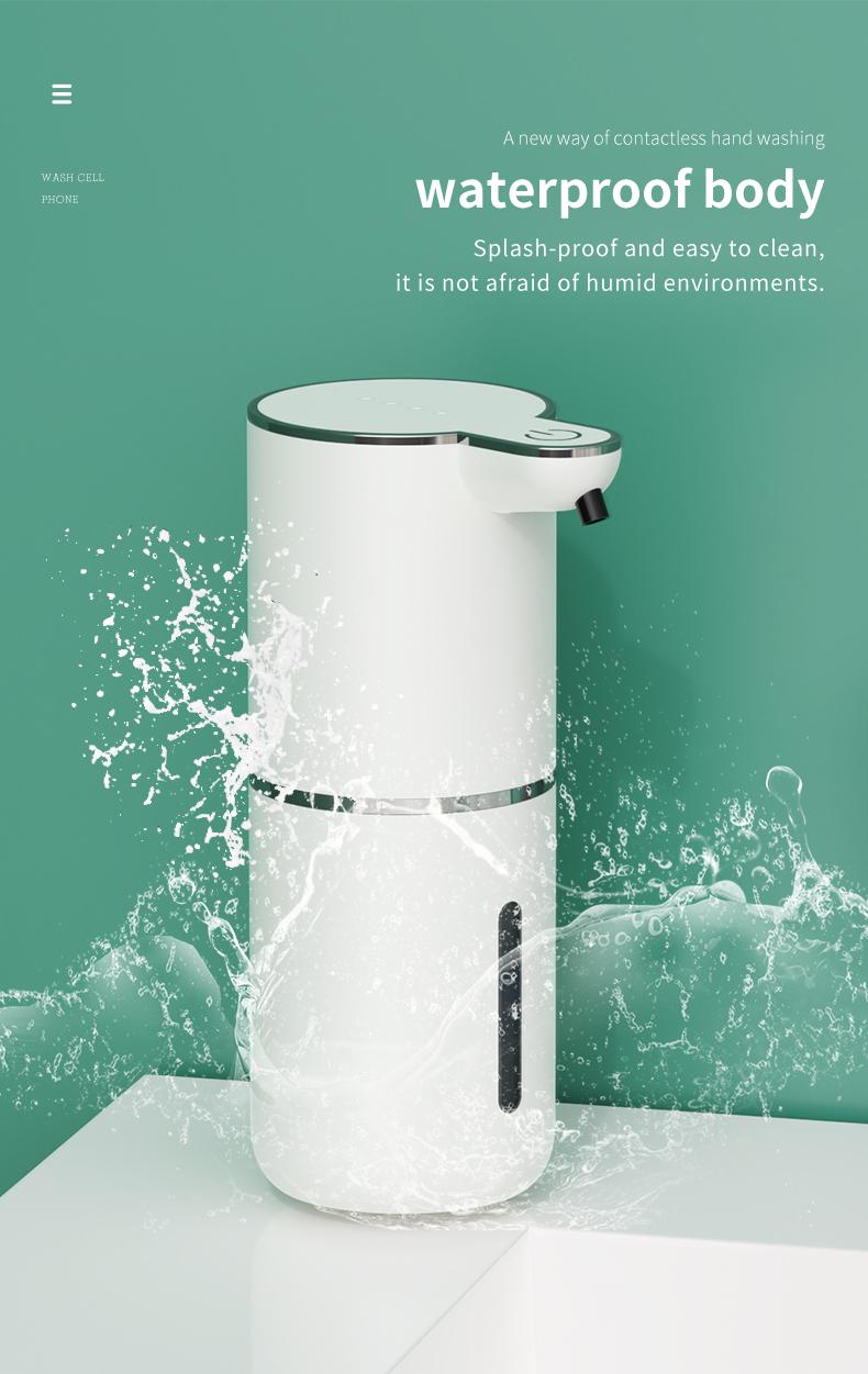 Automatic Soap Dispenser, Refillable Cosmetic Pump Dispenser, Non-Contact Automatic Sensor Foam Soap Dispenser, USB Rechargeable, Touchless Automatic Liquid Foam Dispenser for Bathroom and Kitchen, Hot Easter Sale!