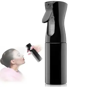 200ml Fine Misting PP Plastic Hairdressing Spray Bottle, Handheld Heat-Free Styling Tool for Barbers, Durable Household Garment Steamer
